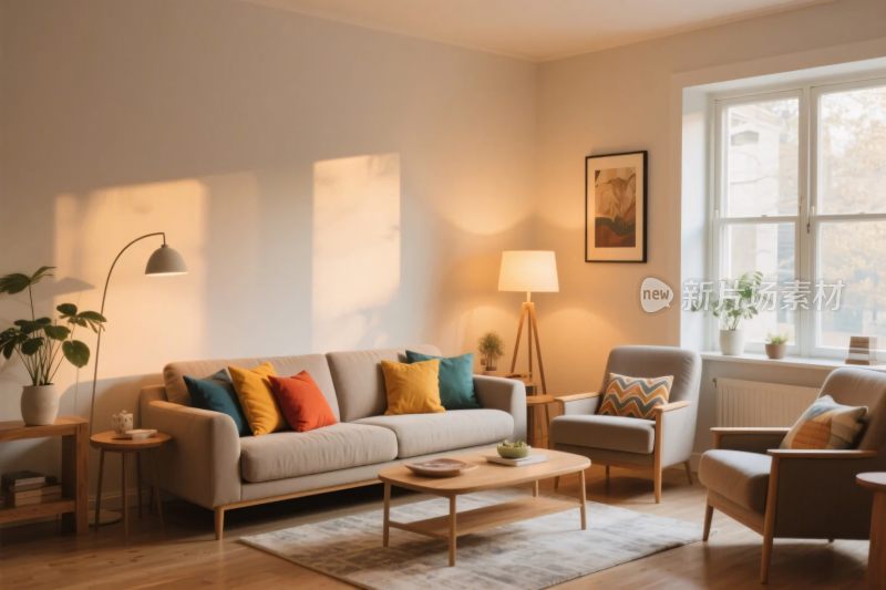 温馨客厅室内场景