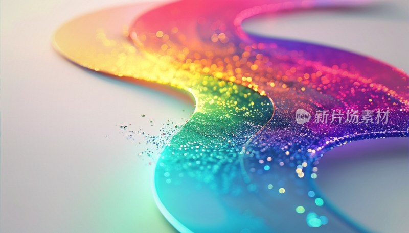 炫彩光斑背景