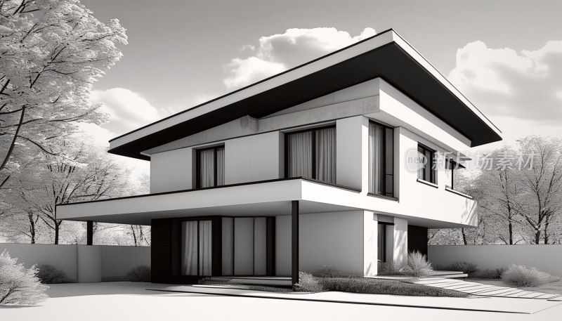 坡屋顶住宅图标