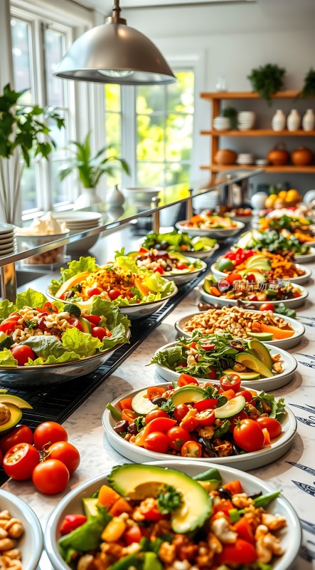 美味沙拉大集合新鲜蔬菜水果任选