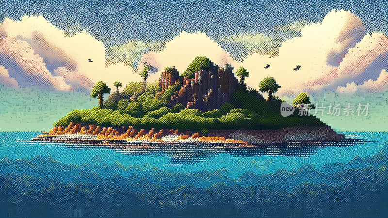 像素岛 像素海岛 游戏风