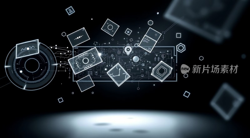 未来科技新片场素材