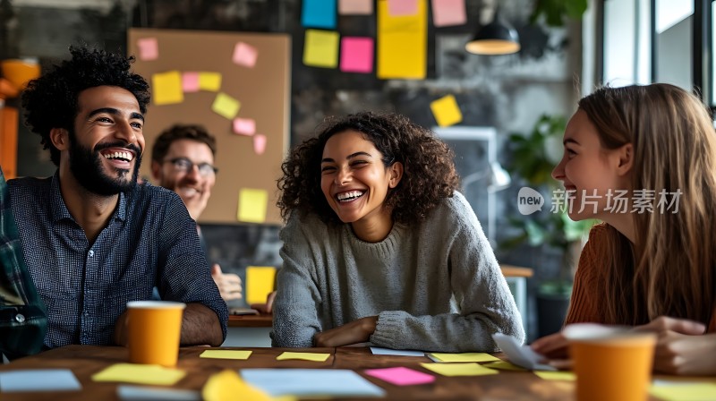 创意碰撞头脑风暴会议现场