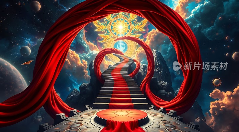 通往宇宙之门的阶梯