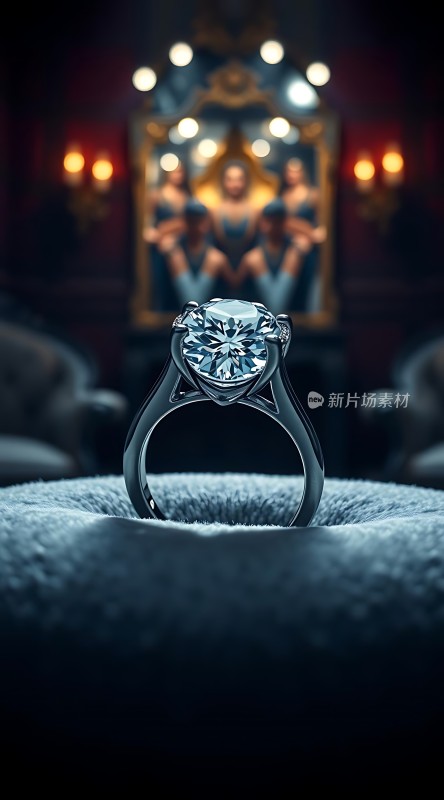 璀璨钻戒闪耀舞台上的奢华瞬间
