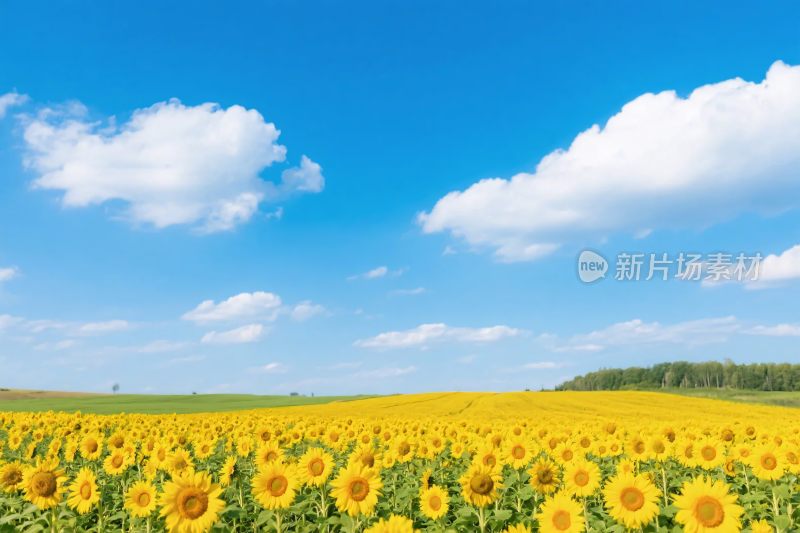 田园向日葵风景图