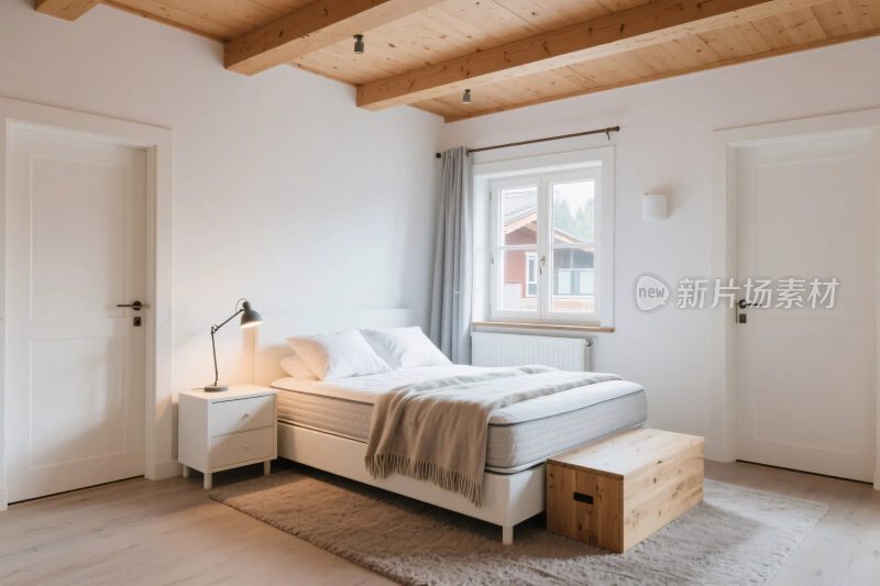 简约温馨卧室实景