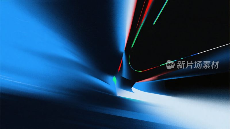 抽象光影流动画面