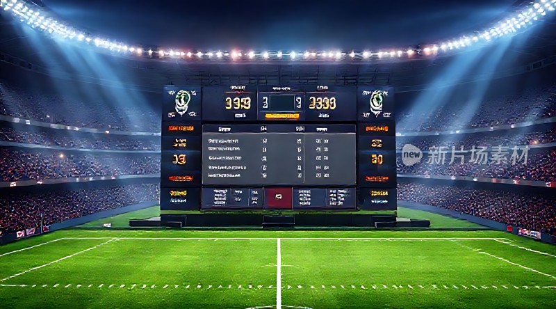 新片场素材足球比赛现场