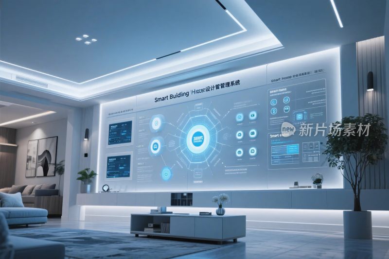 未来科技办公室智慧交互界面