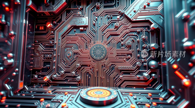 科技核心未来主义电路板设计