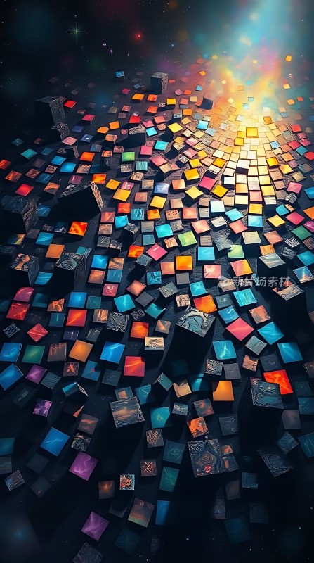 五彩斑斓的方块世界