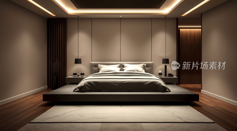 现代卧室设计简约风格温馨舒适