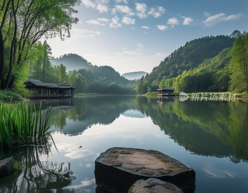 成都青龙湖美景