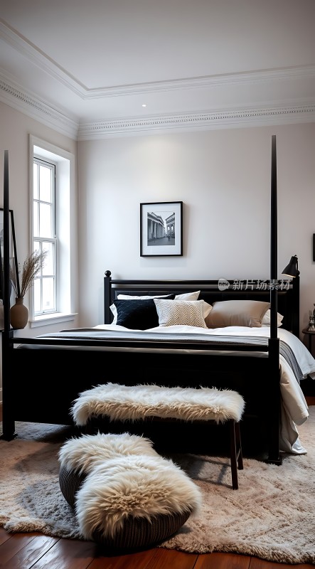 现代卧室简约优雅温馨舒适