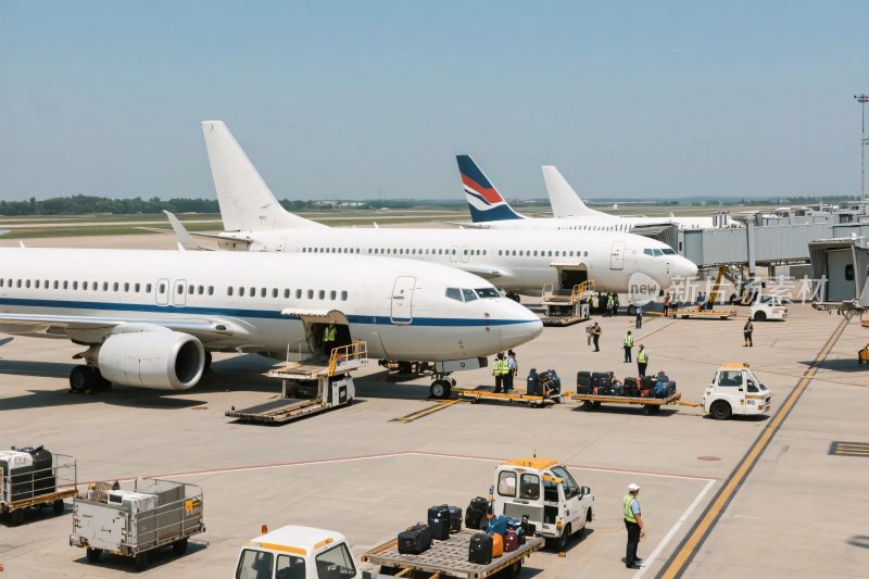 机场停机坪场景