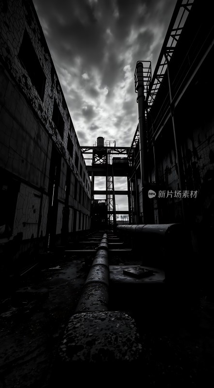 废弃工厂的神秘通道