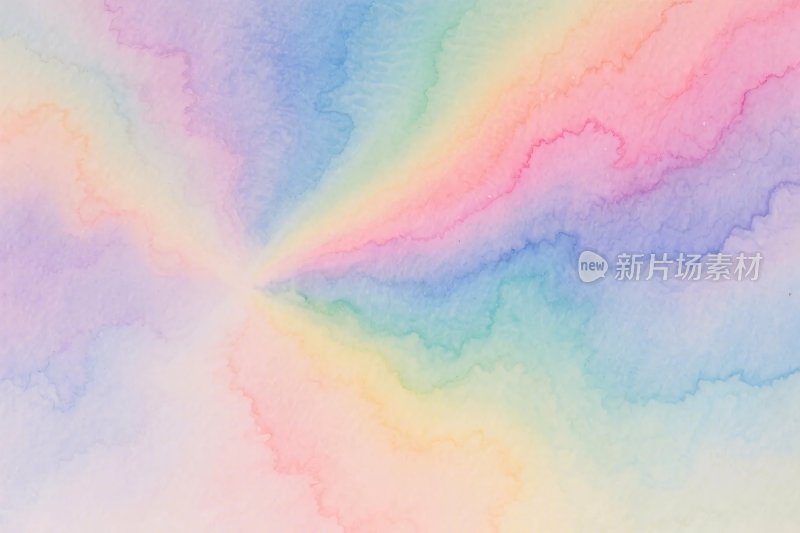 彩色水彩渐变背景