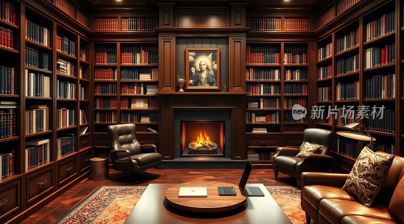 书房里的温暖与智慧