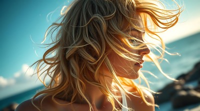 阳光下的金色长发 阳光下的金色长发