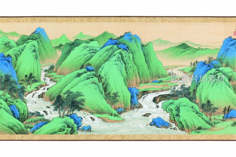 山水国画风景图