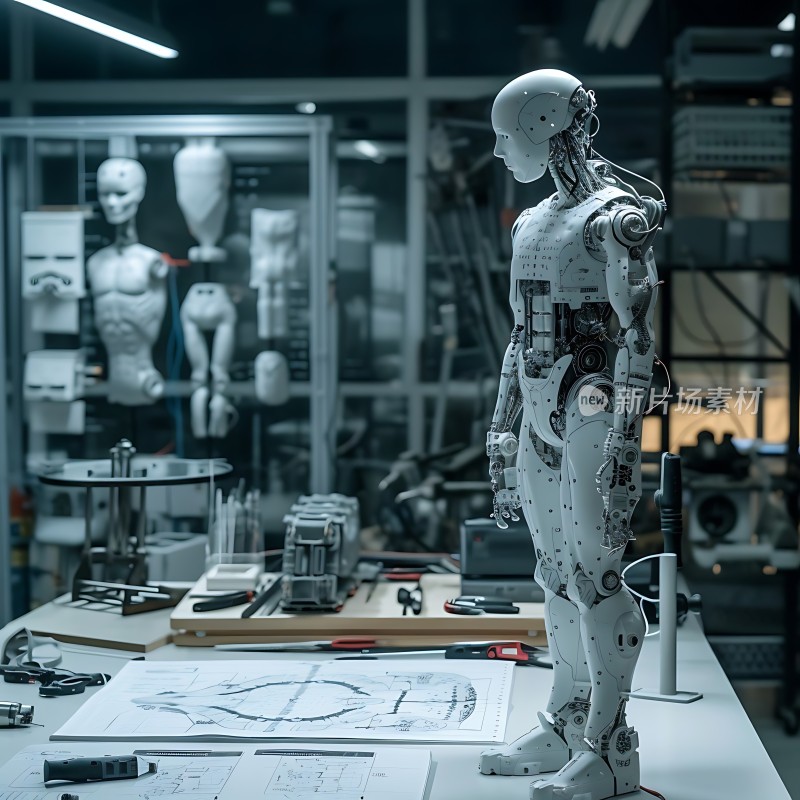 未来科技实验室机器人与机械装置