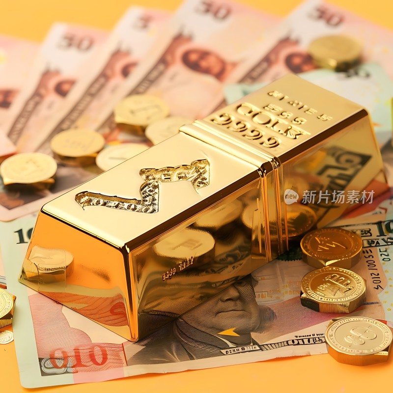 黄金、硬币与纸币的结合