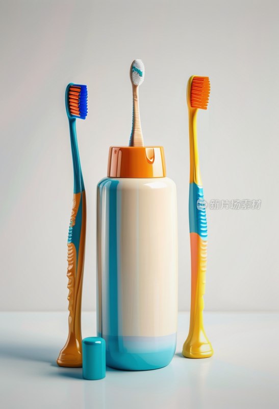 洁白牙刷牙膏
