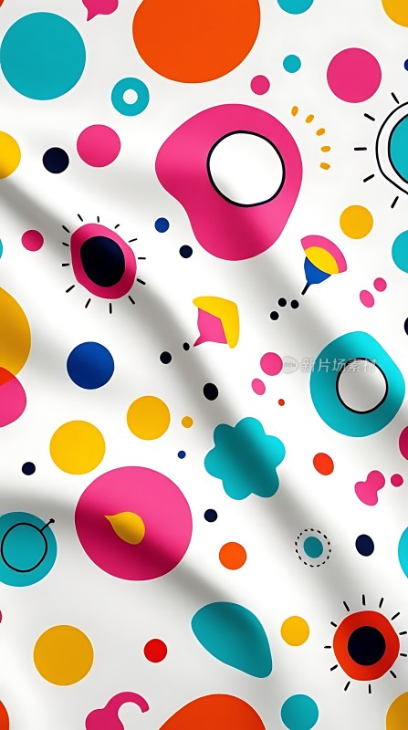 多彩抽象艺术图案