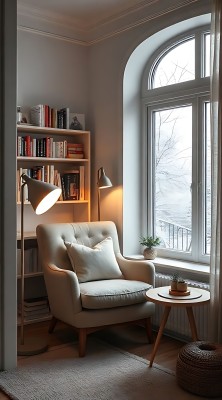 温馨角落舒适阅读时光