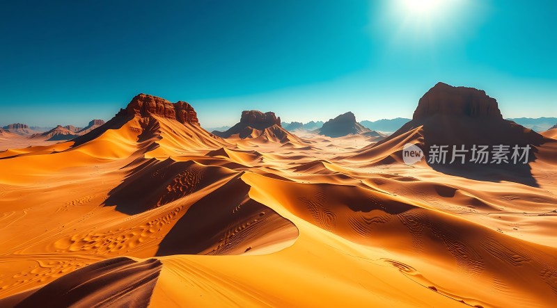金色沙丘下的神秘沙漠