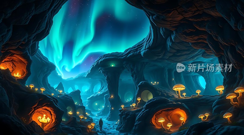 神秘洞穴中的奇幻之旅