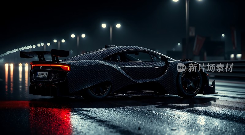 碳纤维赛车夜跑赛道