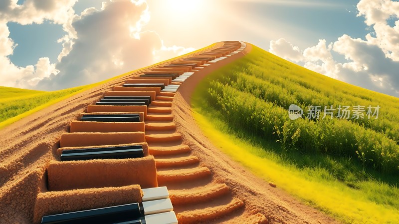 钢琴键上的音乐之旅