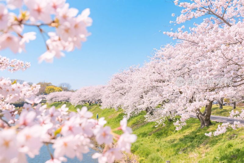 樱花春日美景图