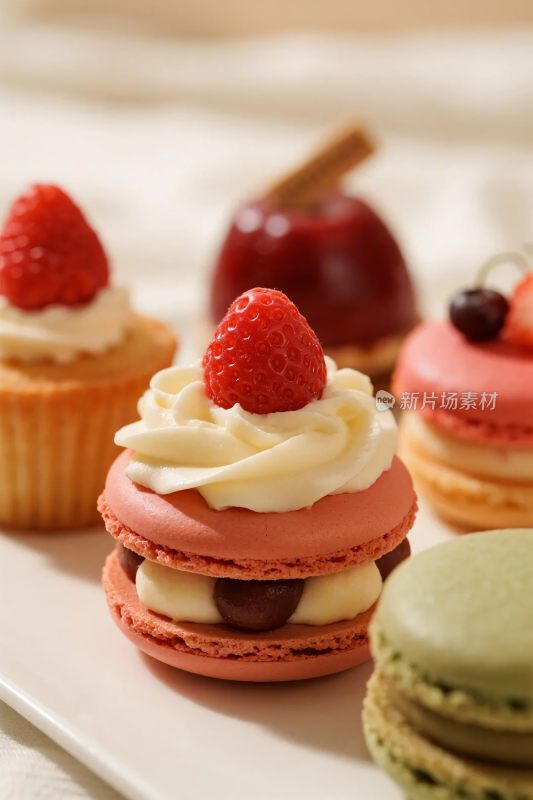 精美甜点展示图