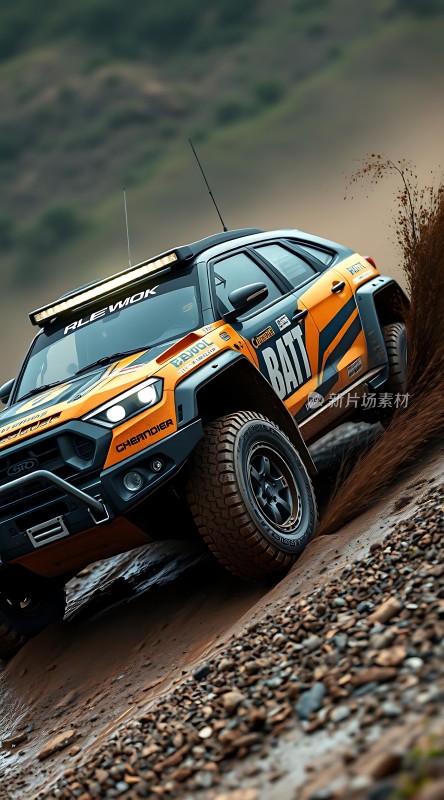 橙黑战车越野狂飙！