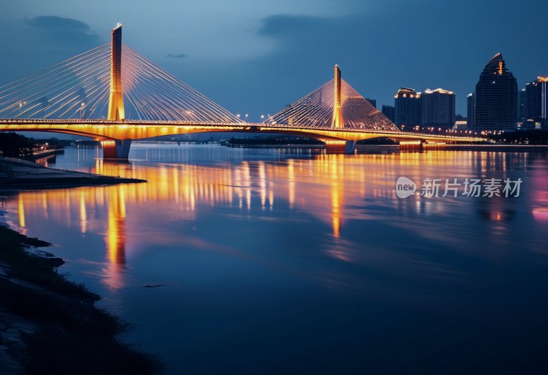 南宁大桥璀璨夜景