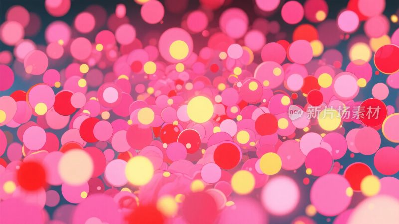 梦幻彩色光斑背景