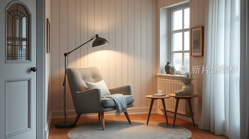 温馨角落舒适阅读时光