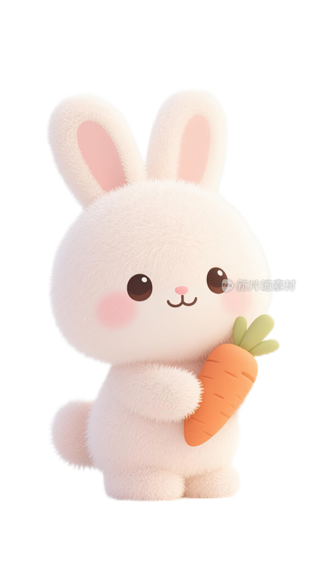 卡通兔子免抠素材