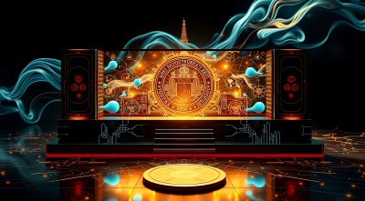 未来科技舞台闪耀灯光与机械设计 未来科技舞台闪耀灯光与机械设计