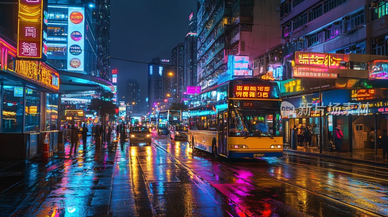 都市雨夜