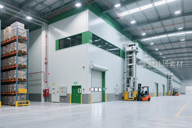 大型仓库内部场景