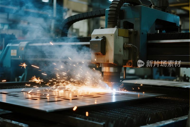 工业激光切割场景