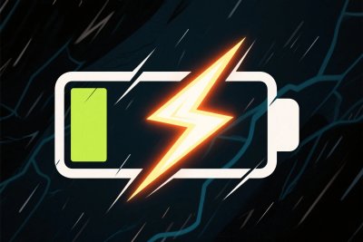 电池充电插画 电池充电插画