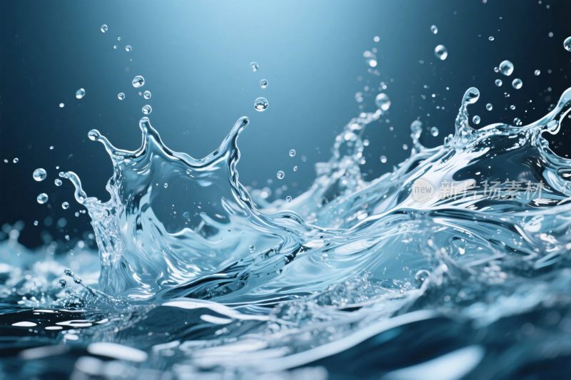 水花飞溅动态图