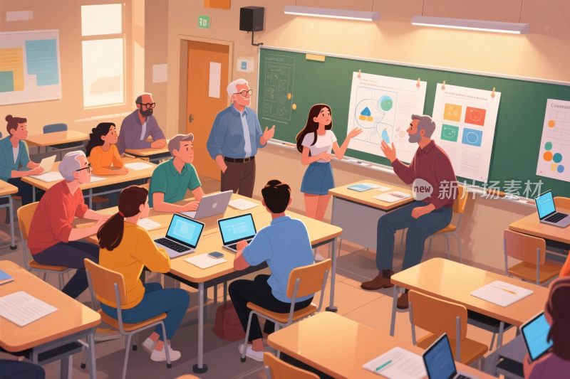 课堂授课教学场景