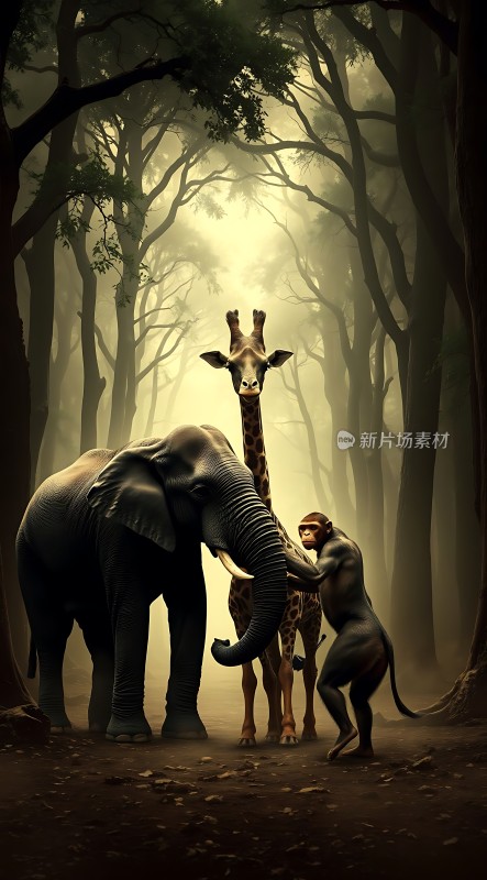 森林里的和谐共处