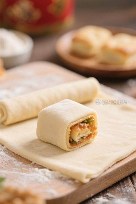 烘焙食品制作场景